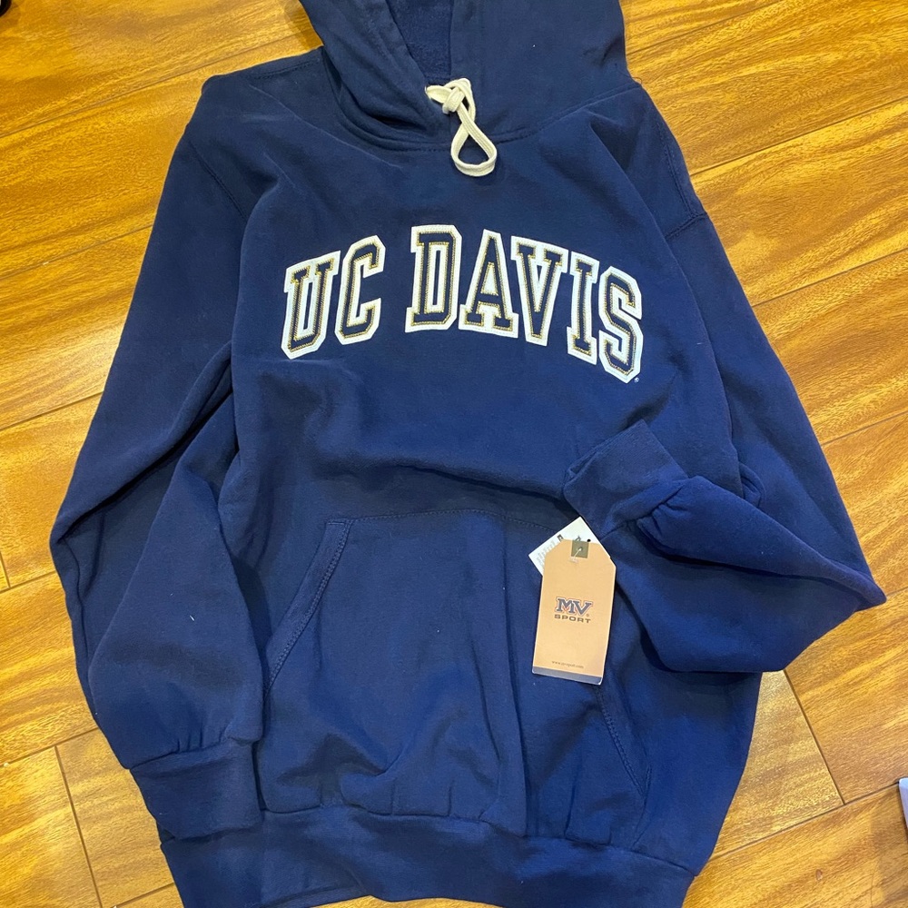 Vintage Navy Blue Hoodie